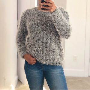 Fuzzy Chunky Knit Sweater OS